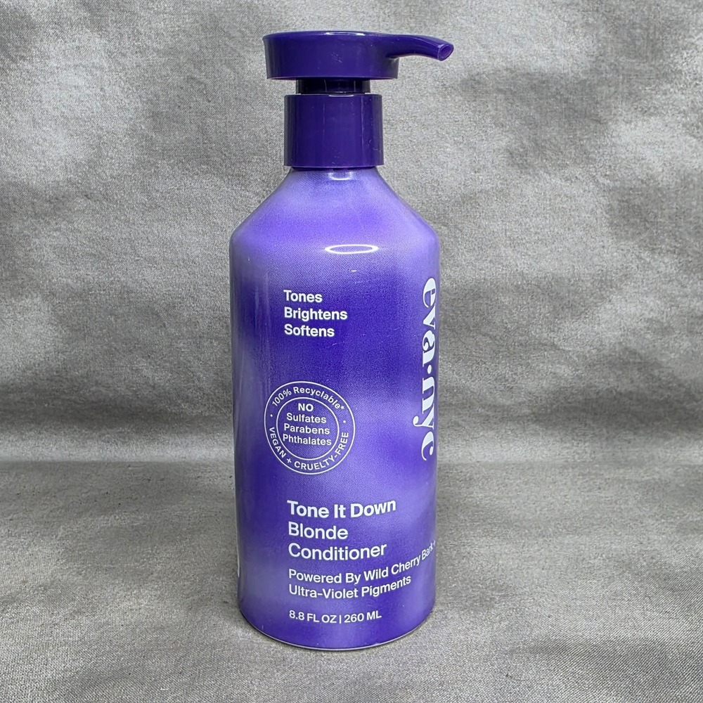 EVA‎ NYC Tone It Down Blonde Conditioner Ultra Violet w/Wild Cherry Bark 8.8 oz